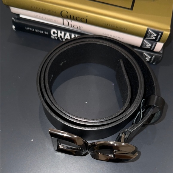 Black Belt with DG Buckle - Picture 3 of 4